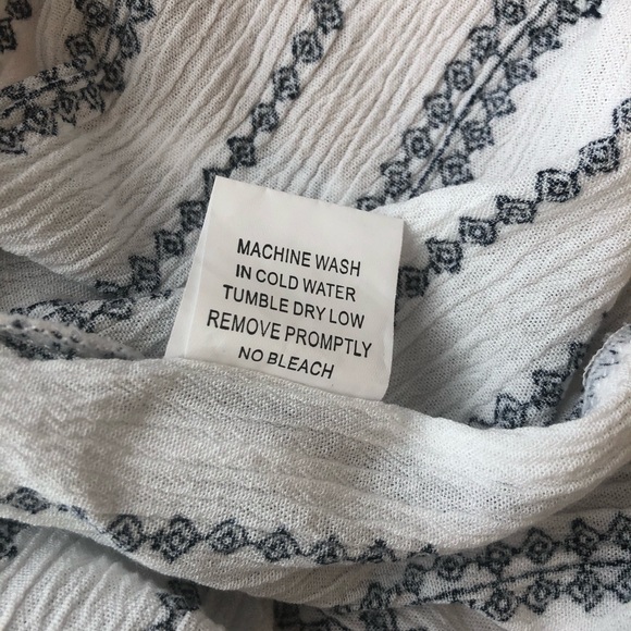 Stripe Collared High Low Button Top - Picture 7 of 7